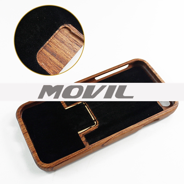 Np-2384 Funda de auténtica madera de bambú para iPhone 6-1